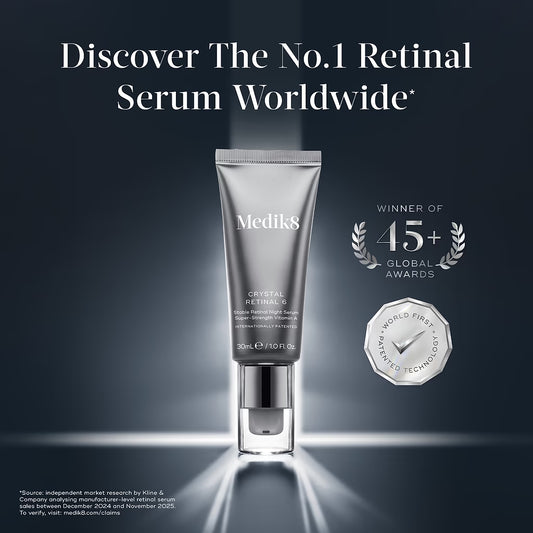 Medik8 Crystal Retinal – retinal night serum available at Dazall Egypt