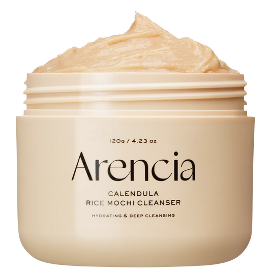 Arencia Calendula Rice Mochi Cleanser – soothing cleanser available at Dazall Egypt