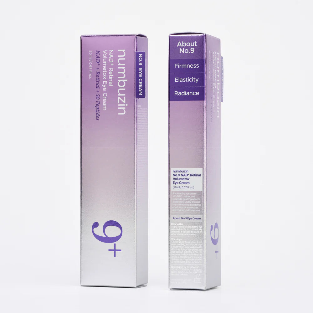 numbuzin No.9 NAD+ Retinol Volumetox Eye Cream
