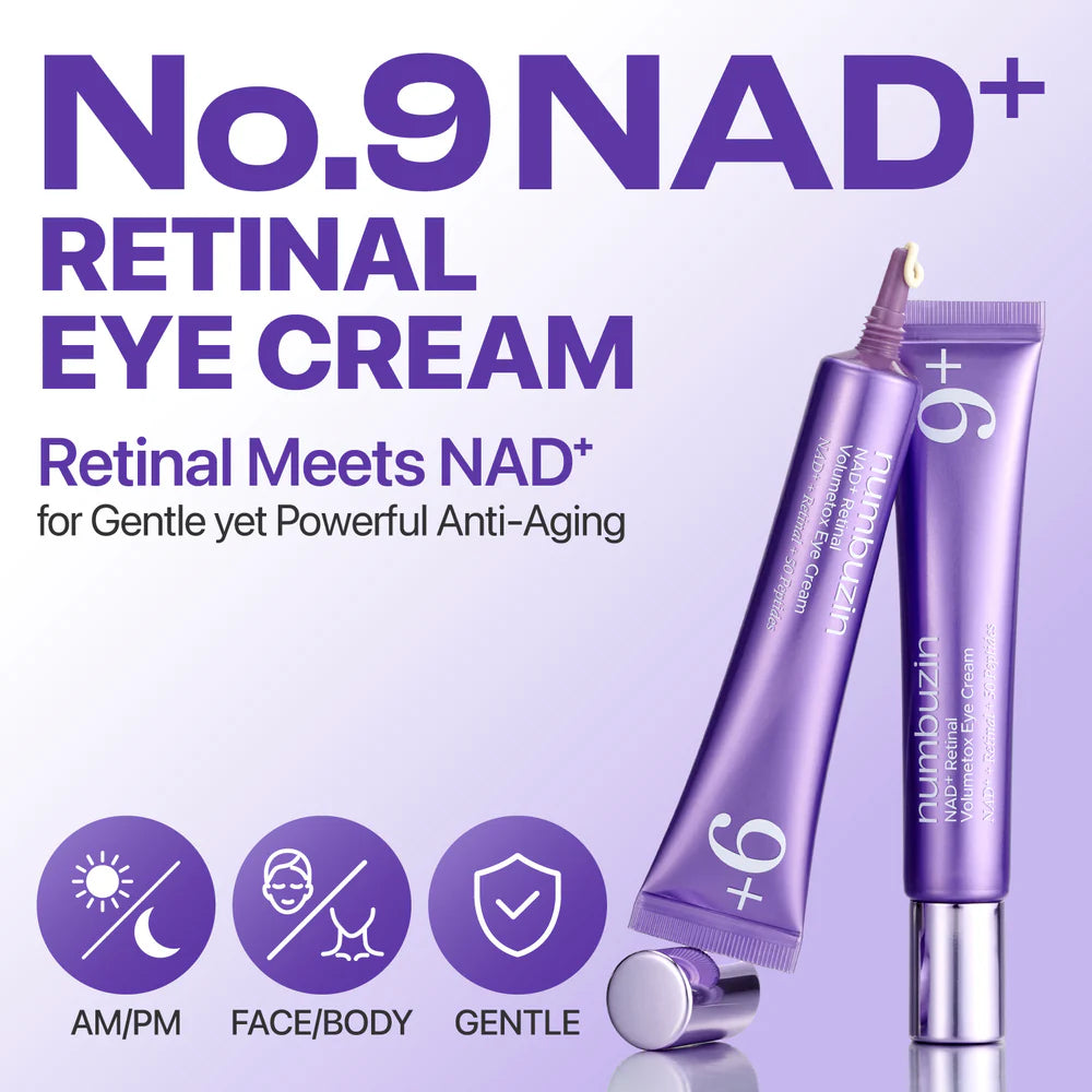 numbuzin No.9 NAD+ Retinol Volumetox Eye Cream