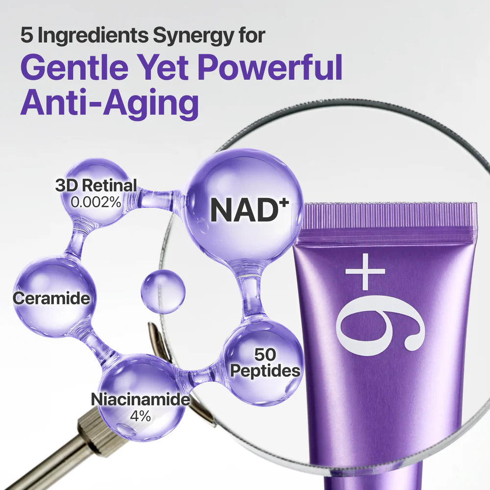 numbuzin No.9 NAD+ Retinol Volumetox Eye Cream