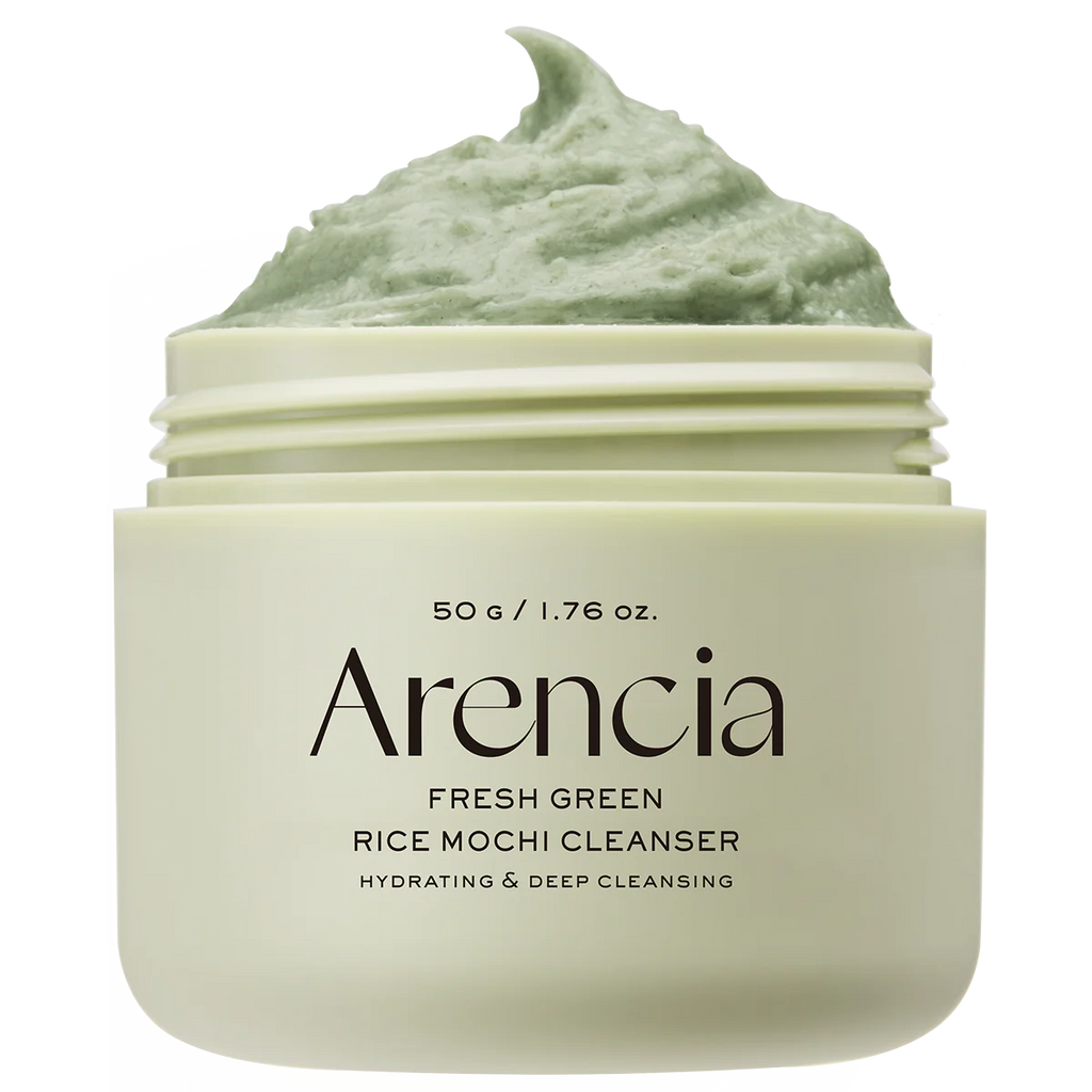 Arencia Fresh Green Rice Mochi Cleanser – gentle cleanser available at Dazall Egypt
