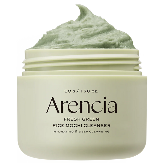 Arencia Fresh Green Rice Mochi Cleanser – gentle cleanser available at Dazall Egypt